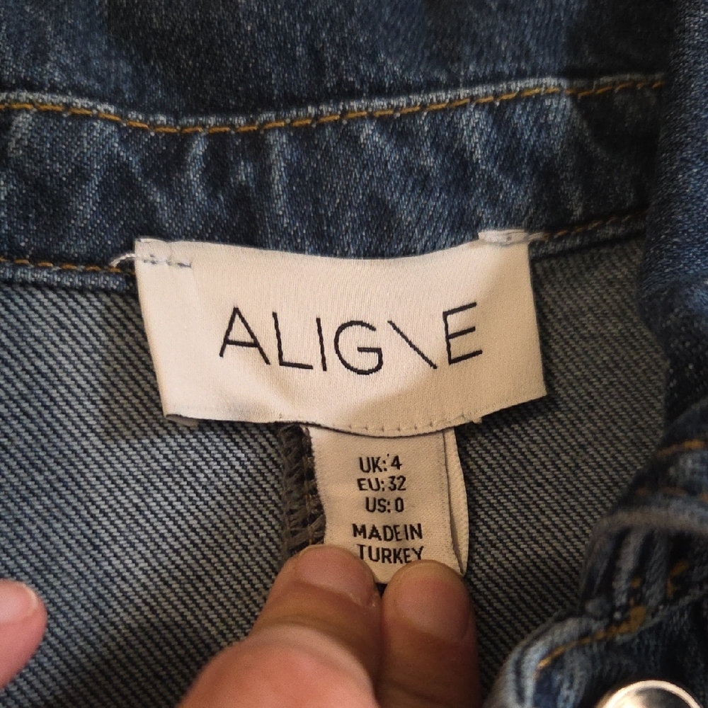 Denim A-Line Dress - Picture 5 of 5